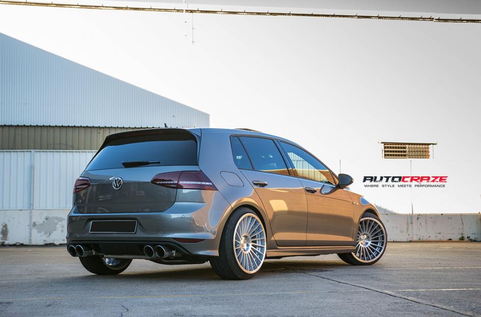 VOLKSWAGEN GOLF IND T SILVER MACHINED FACE